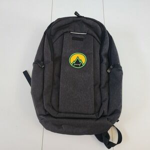 Basecamp Mt. Augusta Laptop Backpack Charcoal Gray Heathered Tech Travel Bag